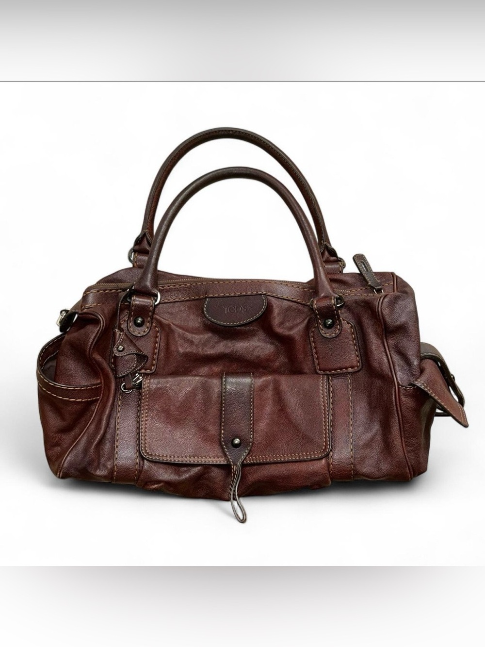 Tod's Brown Italian Leather Bag